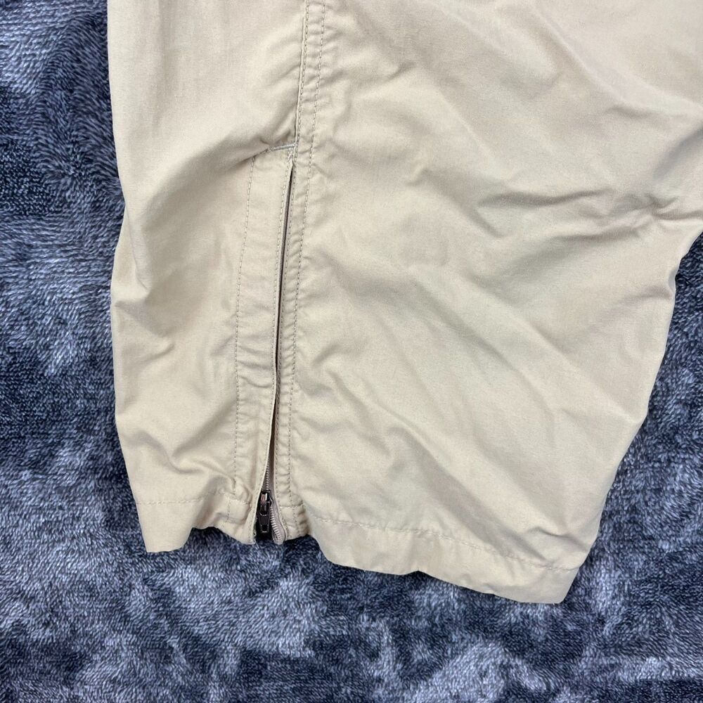 Vtg Patagonia Go II Zip Off Pants Beige Nylon Men's M Belted Cargo Zip Ankle - Picture 9 of 11